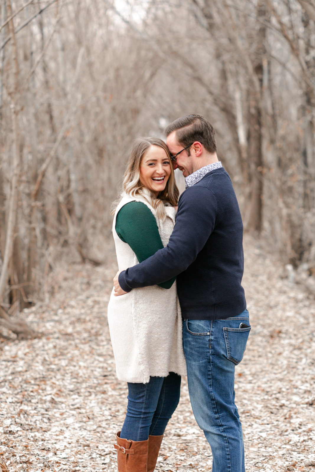 Winter Engagement Photos - janetdphotography.com