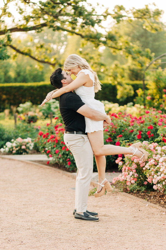 Summer Gardens Engagement Session