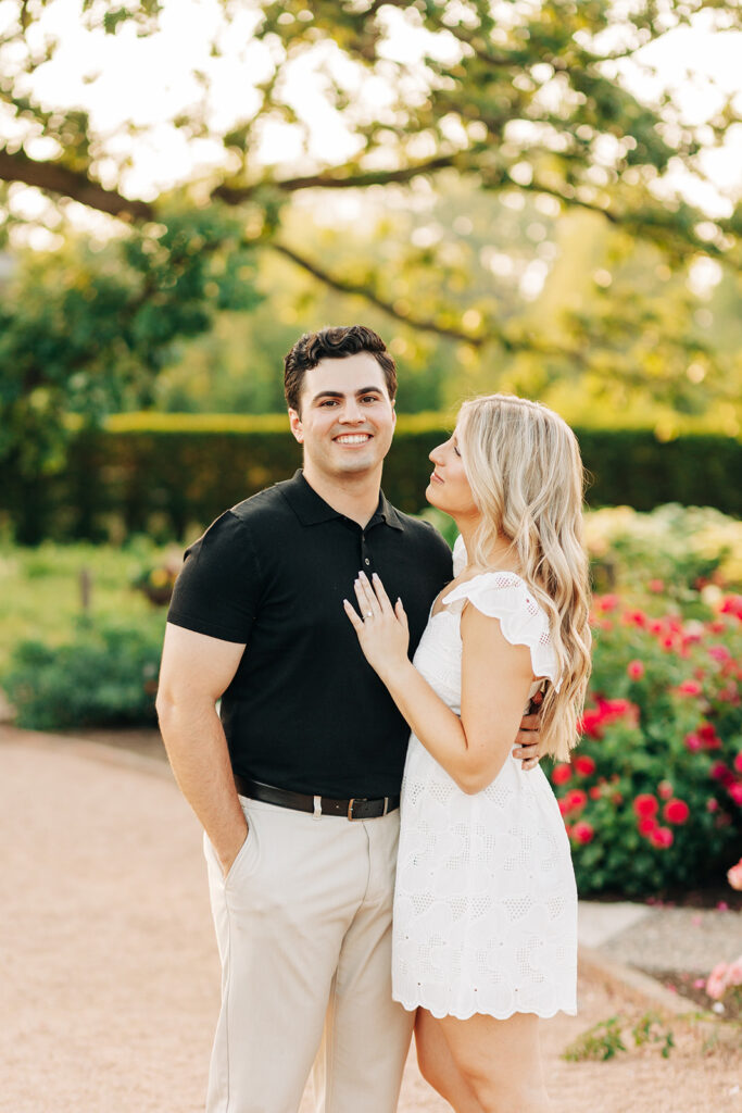 Summer Gardens Engagement Session