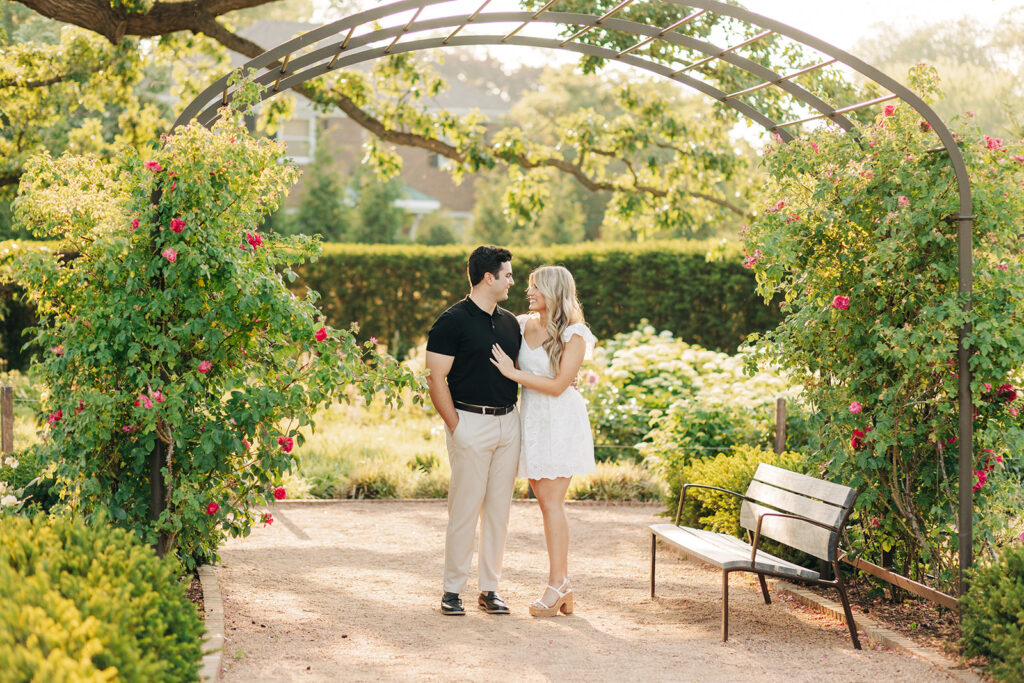 Summer Gardens Engagement Session