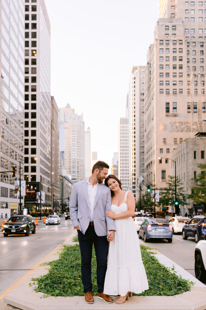 Chicago Riverwalk Engagement Photos