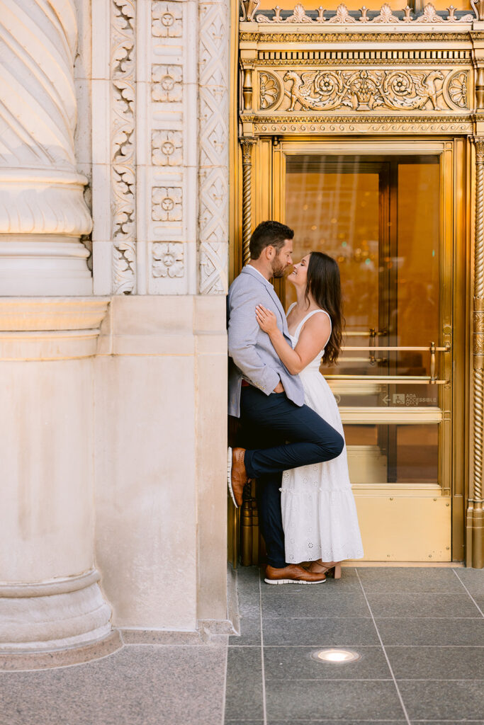 Chicago Riverwalk Engagement Photos