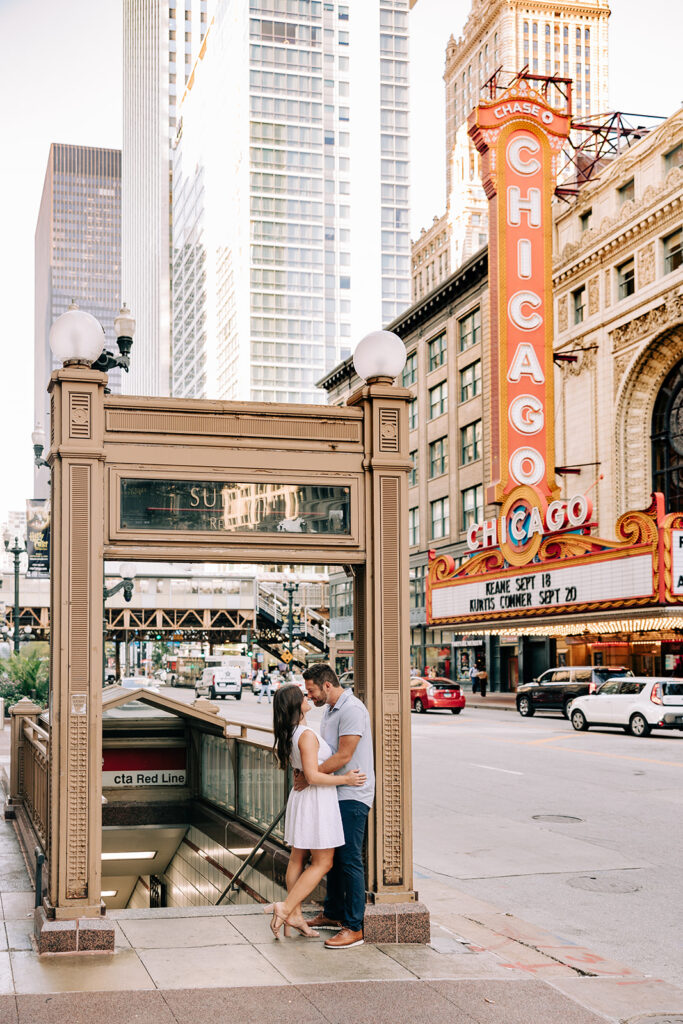 Chicago Riverwalk Engagement Photos