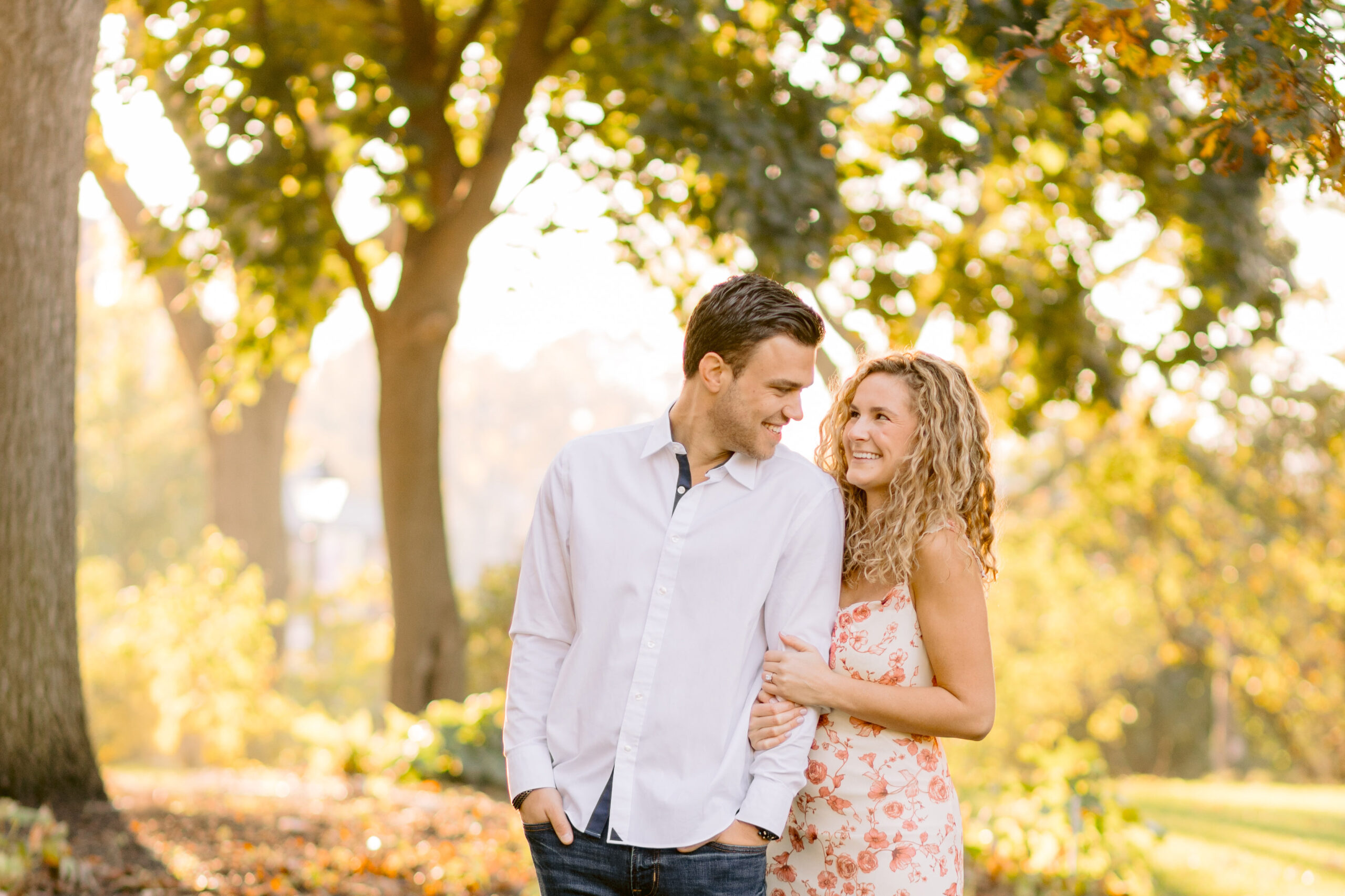 Lilacia Park Engagement Photos