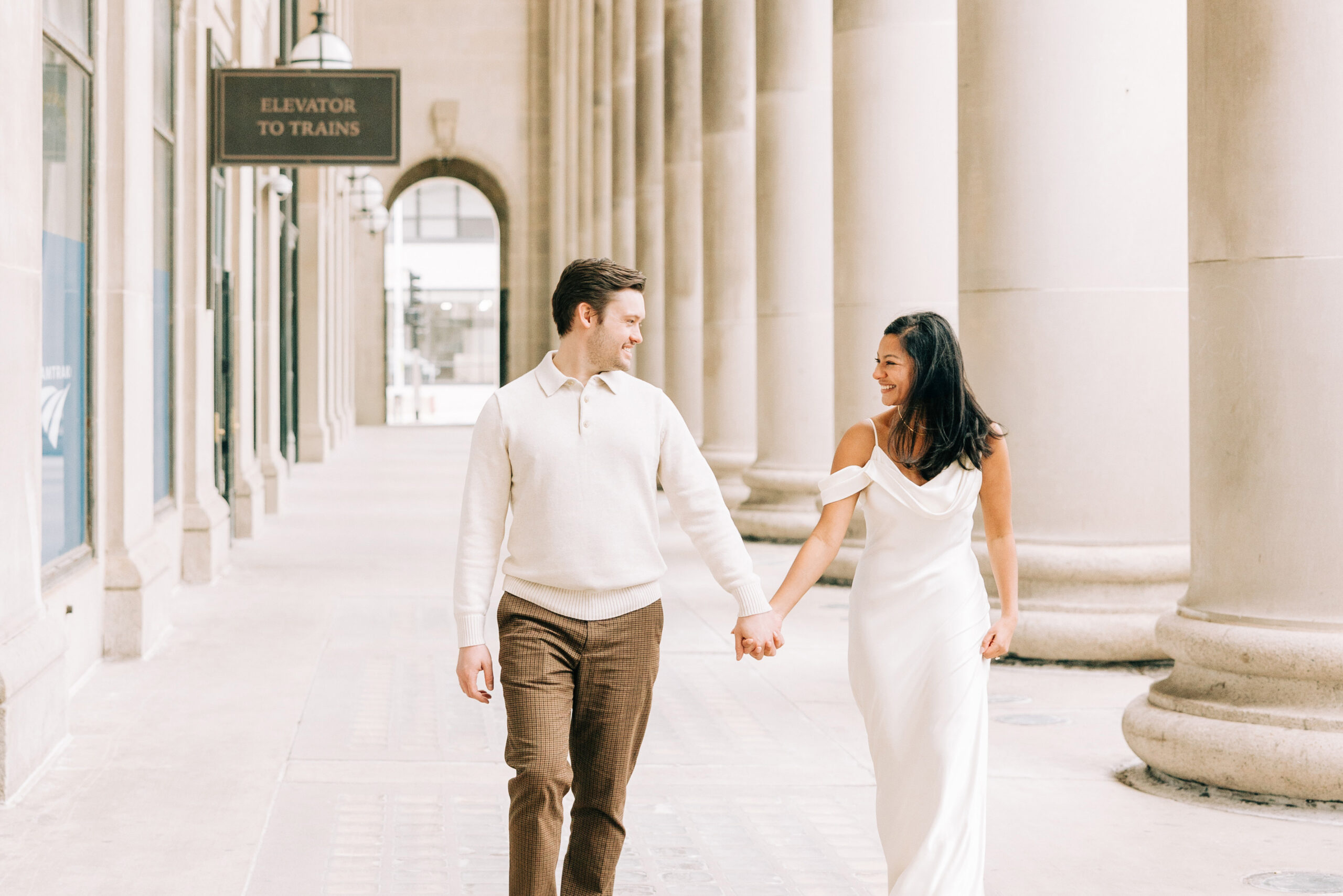 Union Station Engagement Photos