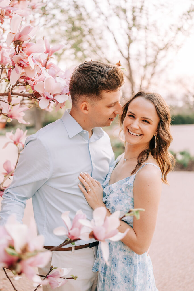 Spring Engagement at Morton Arboretum