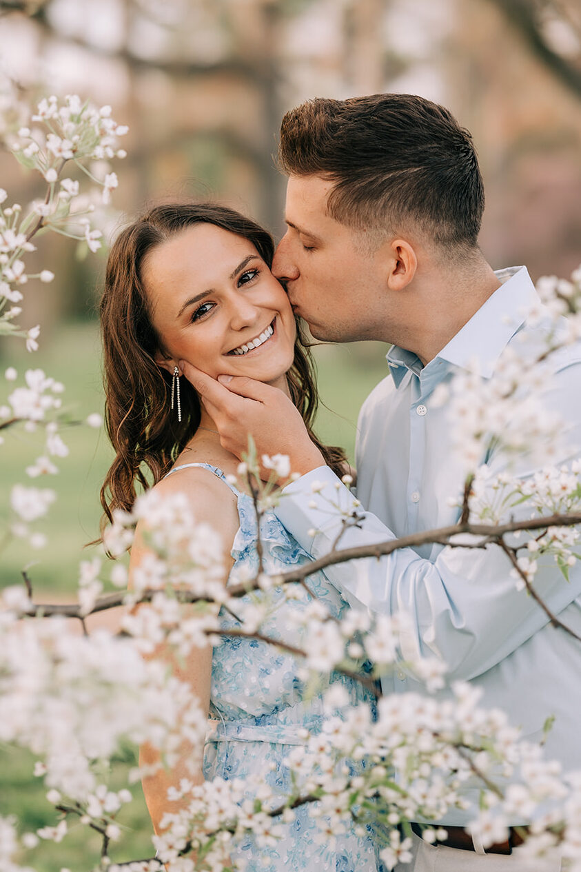 Spring Engagement at Morton Arboretum