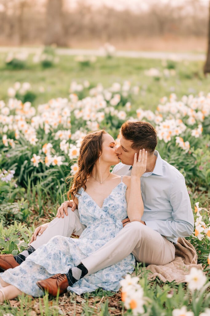 Spring Engagement at Morton Arboretum