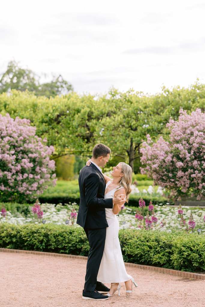  Spring Engagement Photos at Cantigny Park