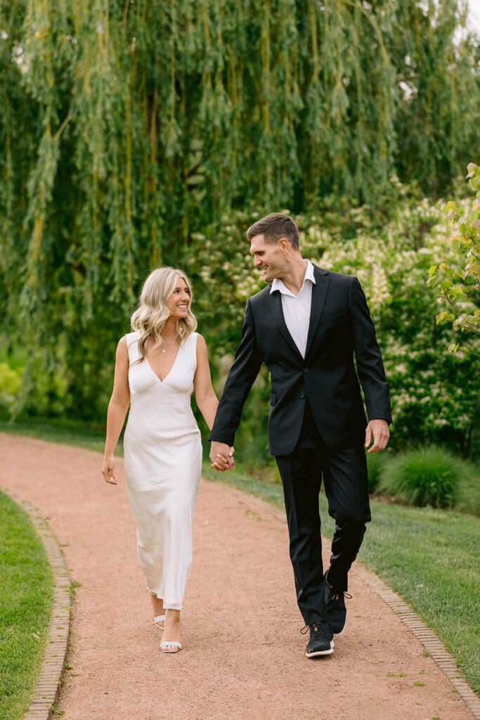  Spring Engagement Photos at Cantigny Park