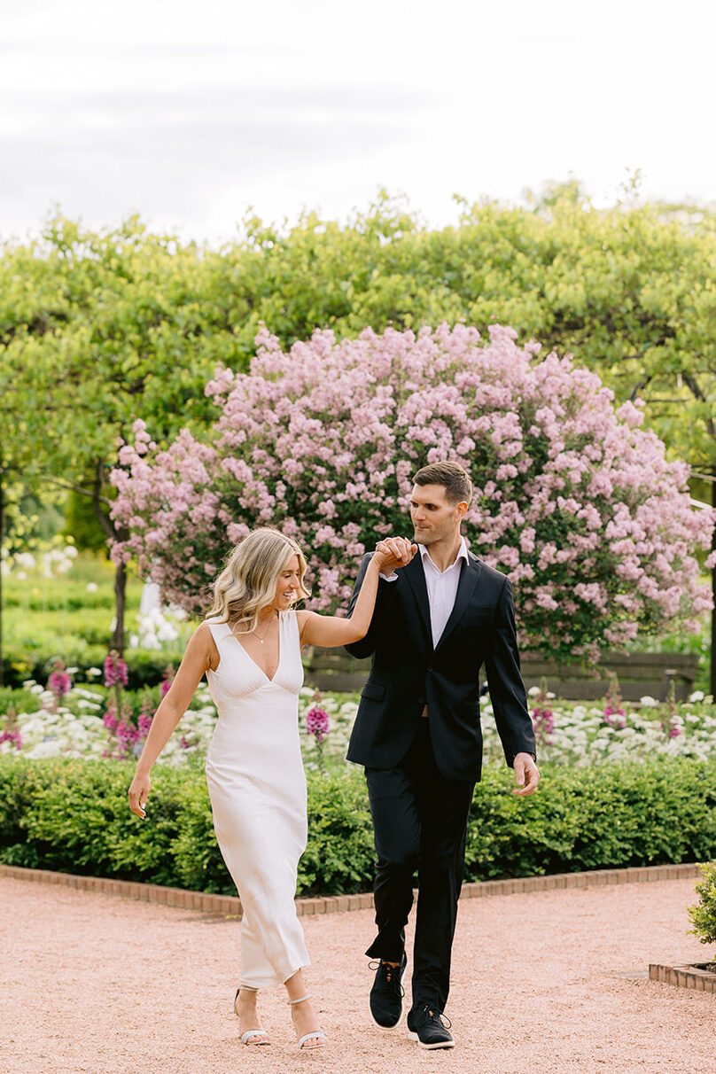  Spring Engagement Photos at Cantigny Park