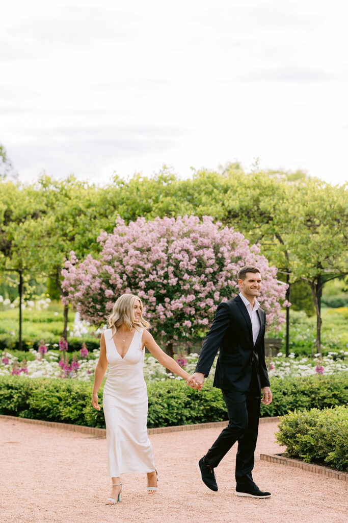  Spring Engagement Photos at Cantigny Park